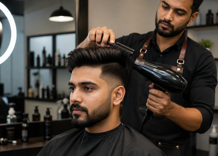 men haircut